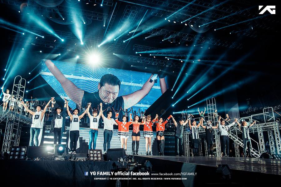 YG Family台灣桃園演唱會（圖片取自 YG-Family臉書）