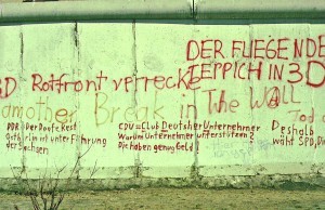 曾經的柏林圍牆一隅。
